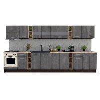 Bucatarie MARINA NEW 400 Wenge / Decor K352